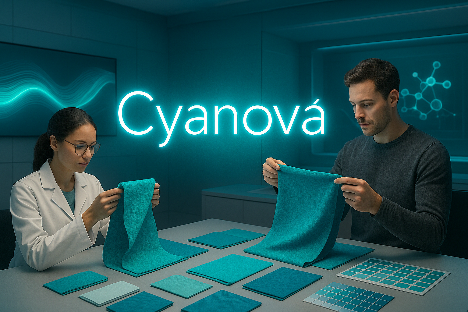 Cyanová