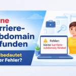 keine karriere-subdomain gefunden