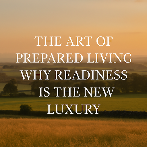 The Art of Prepared Living: Why Readiness Is the New Luxury